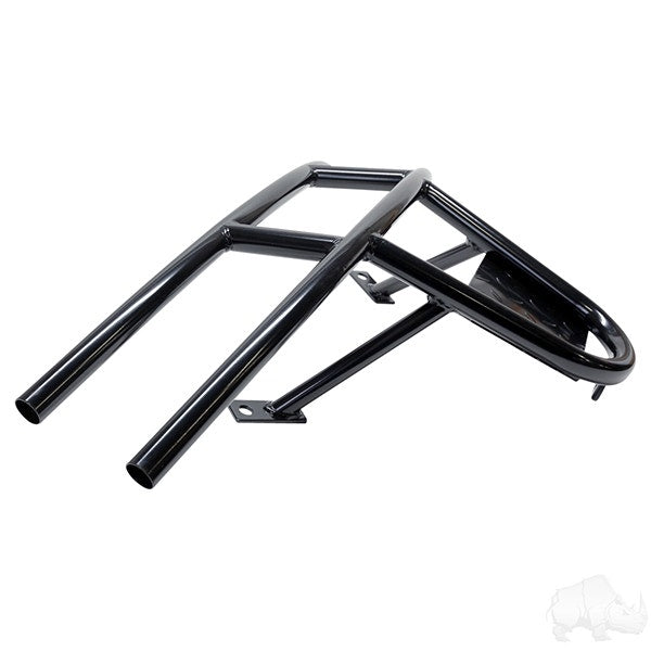 RHOX Golf Cart Front Brush Guard Black Powder Coat Steel for E-Z-Go RXV 16+