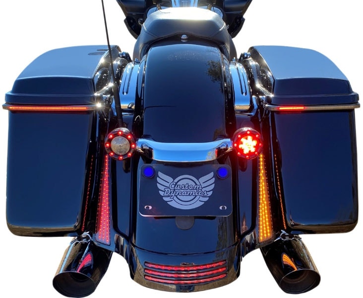 Custom Dynamics Dual Color Fascia LED Panel Lights Black Smoke Lens HD 06-09