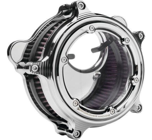 Performance Machine Chrome Vision Series Air Cleaner Harley