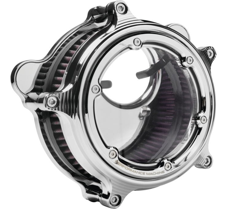 Performance Machine Chrome Vision Series Air Cleaner Harley Dyna Softail 93-17