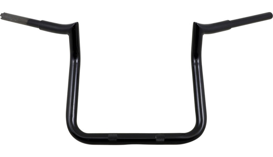 LA Choppers 1-1/4 Prime Ape Handlebars Black 12 inch Rise Indian Challenger