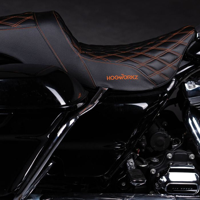 Hogworkz Diamond Rise Up Seat for Harley Davidson Touring '08-'23