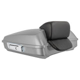 Hogworkz Razor Tour Pack Slim Backrest Chrome Hardware for Harley FLH '97-'24