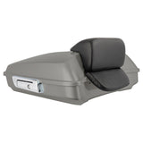 Hogworkz Razor Tour Pack Slim Backrest Chrome Hardware for Harley FLH '97-'24
