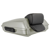 Hogworkz Razor Tour Pack Slim Backrest Black Hardware for Harley® FLH '97-'25
