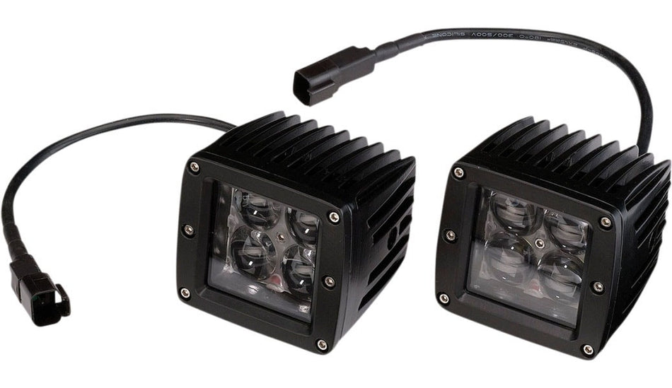 Moose Utility Division 3" LED Light Pods Spot Flood Waterproof 6000K Universal