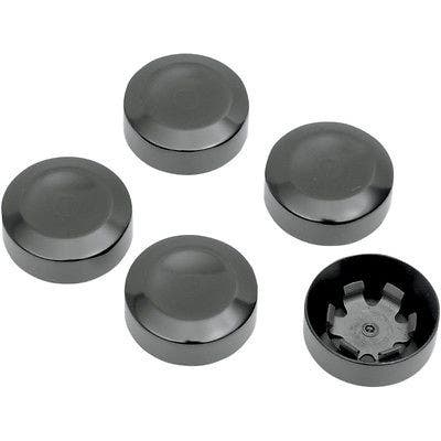 Drag Black Rear Pulley Bolt Cover for Harley for Harley Softail Dyna FLH FLT Sportster XL