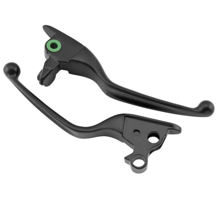 Biker's Choice Black Brake & Clutch Lever Set OEM Repl. 14-16 Harley FLH/T