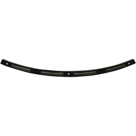 Custom Dynamics Black Amber White LED Dynamics Windshield Trim Harley FLH 96-05  | WT-05-B