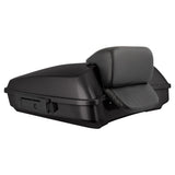 Hogworkz Razor Tour Pack Slim Backrest Black Hardware for Harley® FLH '97-'25
