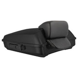 Hogworkz Razor Tour Pack Slim Backrest Black Hardware for Harley® FLH '97-'25
