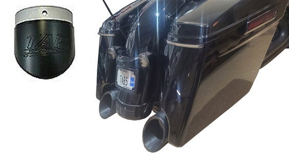 Tab Performance 50 Cal Slip-Ons W/O Tips 2.5" Baffles Harley Touring 95-16