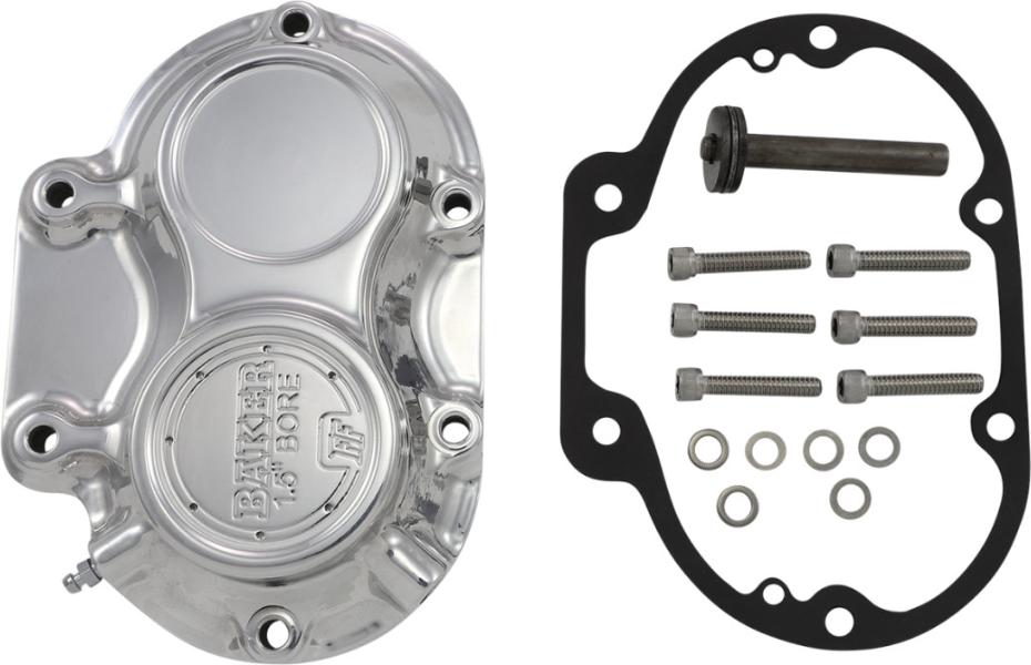 Baker Drivetrain Polished Transmission Cover DD7-10602-A Harley Twin Cam 07-17