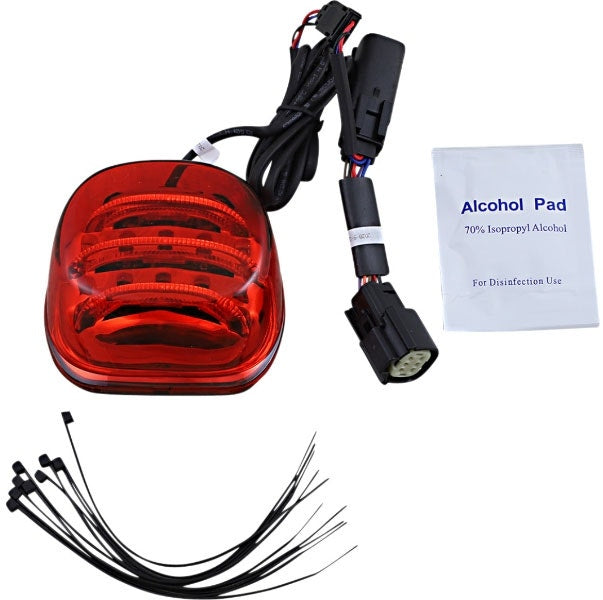 Custom Dynamics ProBeam Add-On Mini Taillight Red Lens Harley Touring 10-13