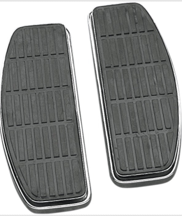 Drag Specialties Chrome Rider Floorboards W/ Insert For Harley FLH FLT