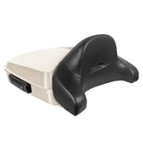 Hogworkz Chopped Tour Pack Full Backrest Black Hardware for Harley FLH '97-'24