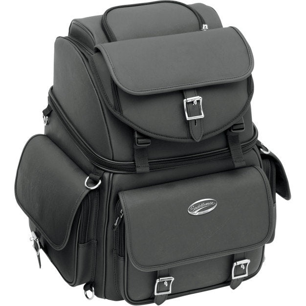 Saddlemen BR3400EX Combination Back Seat or Sissy Bar Bag Travel Luggage Harley