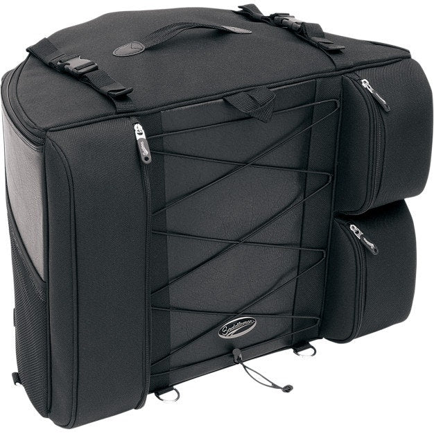 Saddlemen BR4100 Dresser Back Seat Rigid Bag Luggage for Harley Touring Models