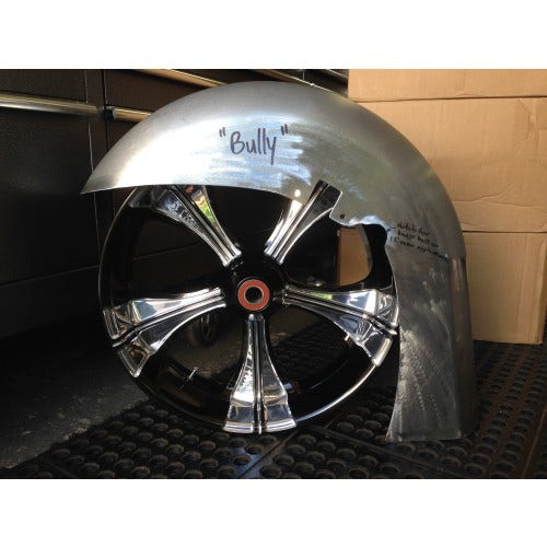 Native Custom Baggers 180/200 mm Wide Pitbull Pro Front Tire & Tree Kit for 84-13 FLH/T