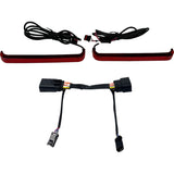 Custom Dynamics Low-Profile LED W/Red Turn Signal Saddlebag Lights 4 Harley