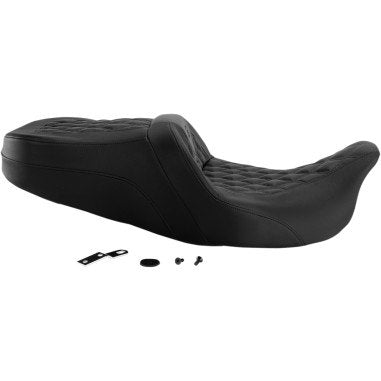 Saddlemen 808-07B-182 Black Road Sofa LS 2 UP Seat 08-18 Harley FL Touring 0801-0939 08010939