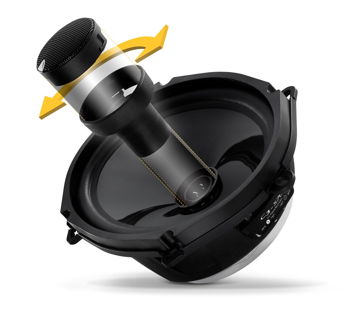 JL Audio Evolution C3-570: 5 x 7 / 6 x 8-inch (125 x 180 mm) Convertible Component Coaxial Speaker