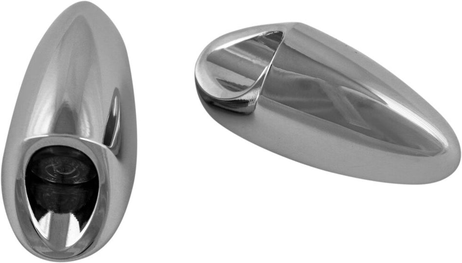 Kodlin Chrome Mini Fender Strut Rear Indicators Neowise 3-1 LED Universal 12V