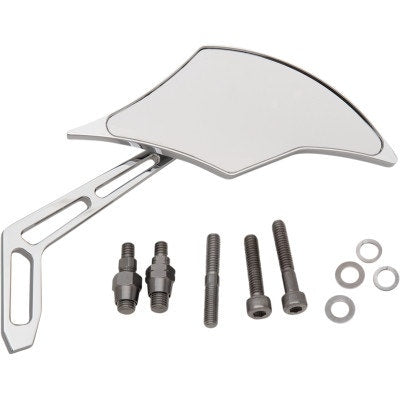 Pro One 102301 Chrome Weekend Warrior Billet Aluminum Right Flame Mirror Harley