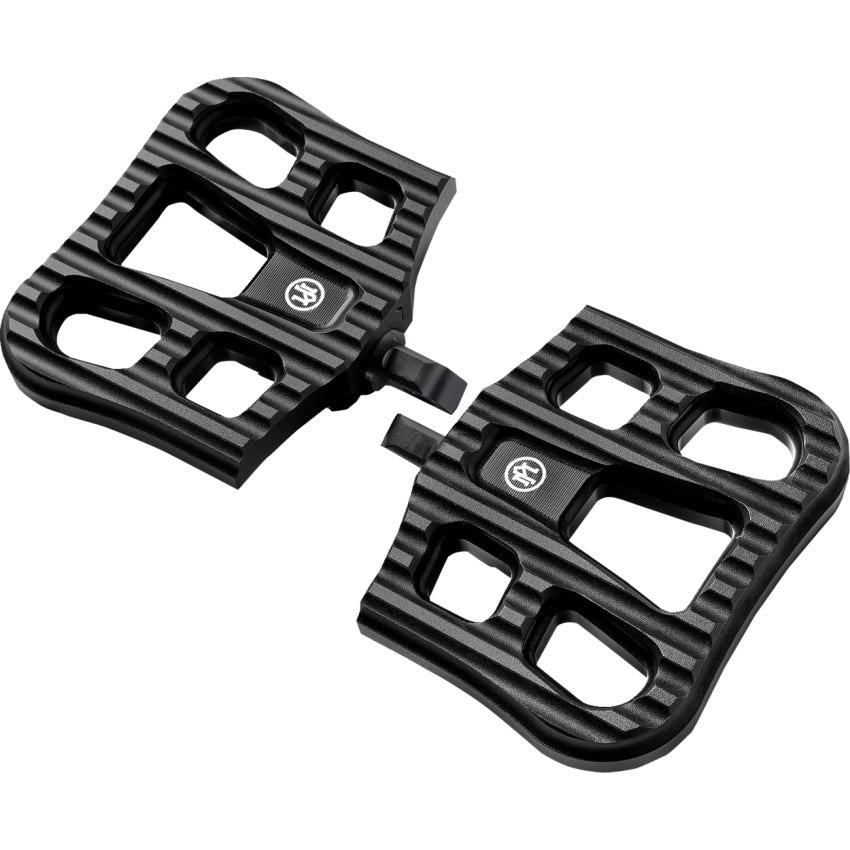 PM Black Ops Passenger Drifter Floorboards 4 Harley 83-23 Touring Models