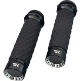 Khrome Werks Diamond Grips for Harley & Custom Motorcycles w| 1" Bars