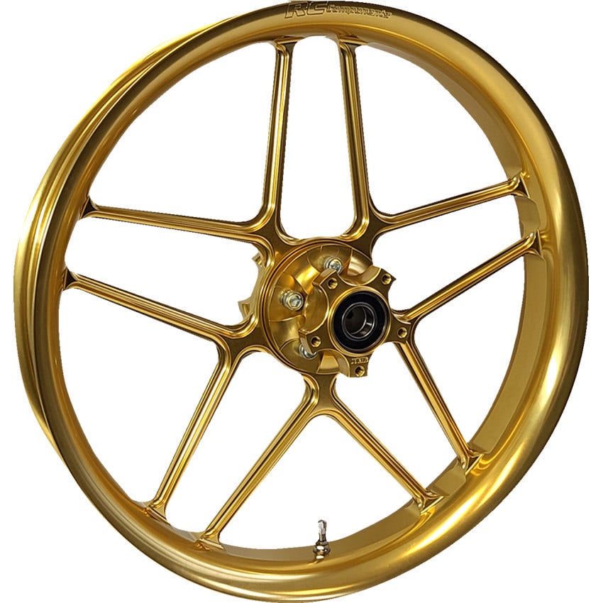 RC Laguna One-Piece Gold 21" x 3.5" W/ABS Front Wheel 4 Harley 09-23 Touring