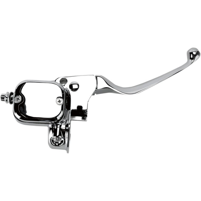 Drag Specialties 11/16" Chrome Front Brake Master Cylinder Assembly Harley 96-17