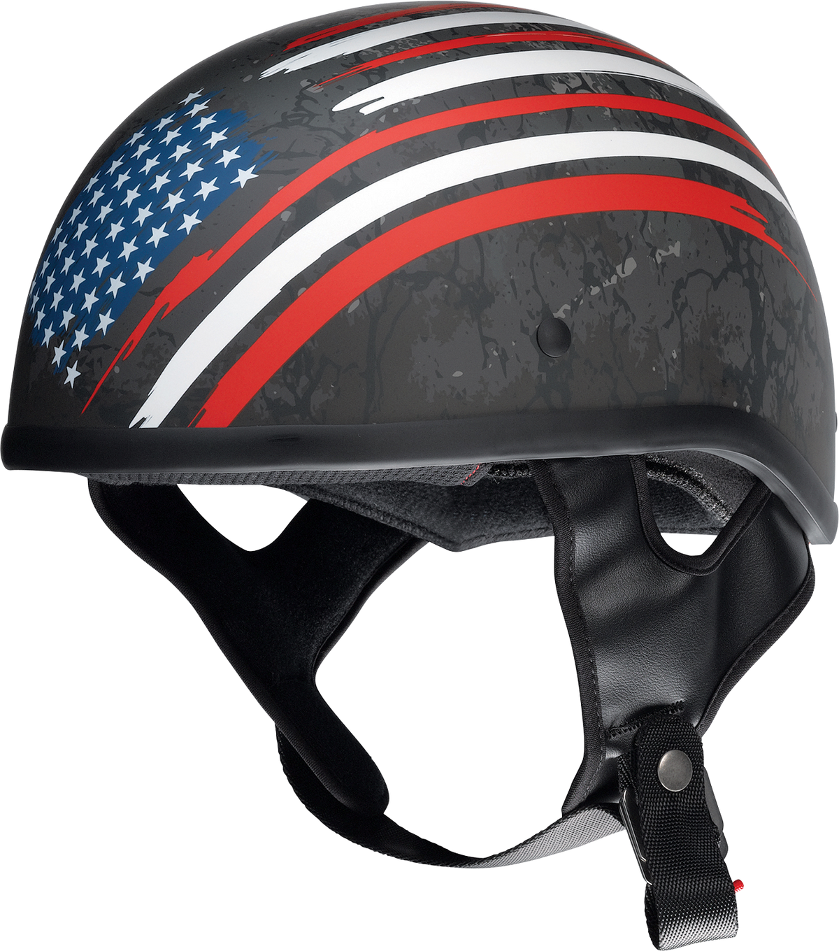 Z1R CC Beanie Justice Helmet - Black/Red/White/Blue