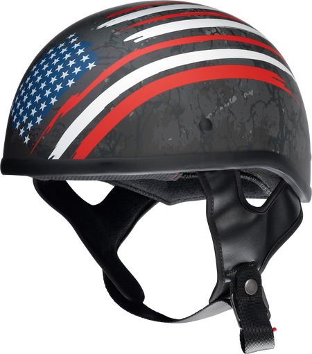 Z1R CC Beanie Justice Helmet - Black/Red/White/Blue