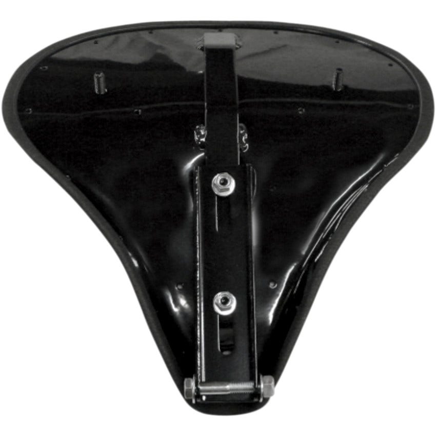 Le Pera Black Buddy Boy Deep Dish Large Solo Seat for Harley Custom Application