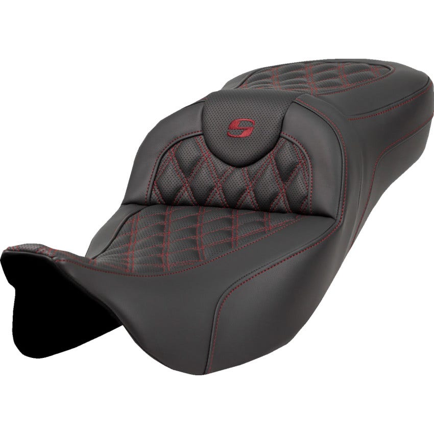Saddlemen Extended Reach 2-Up RoadSofa Seat Harley 08-23 Touring