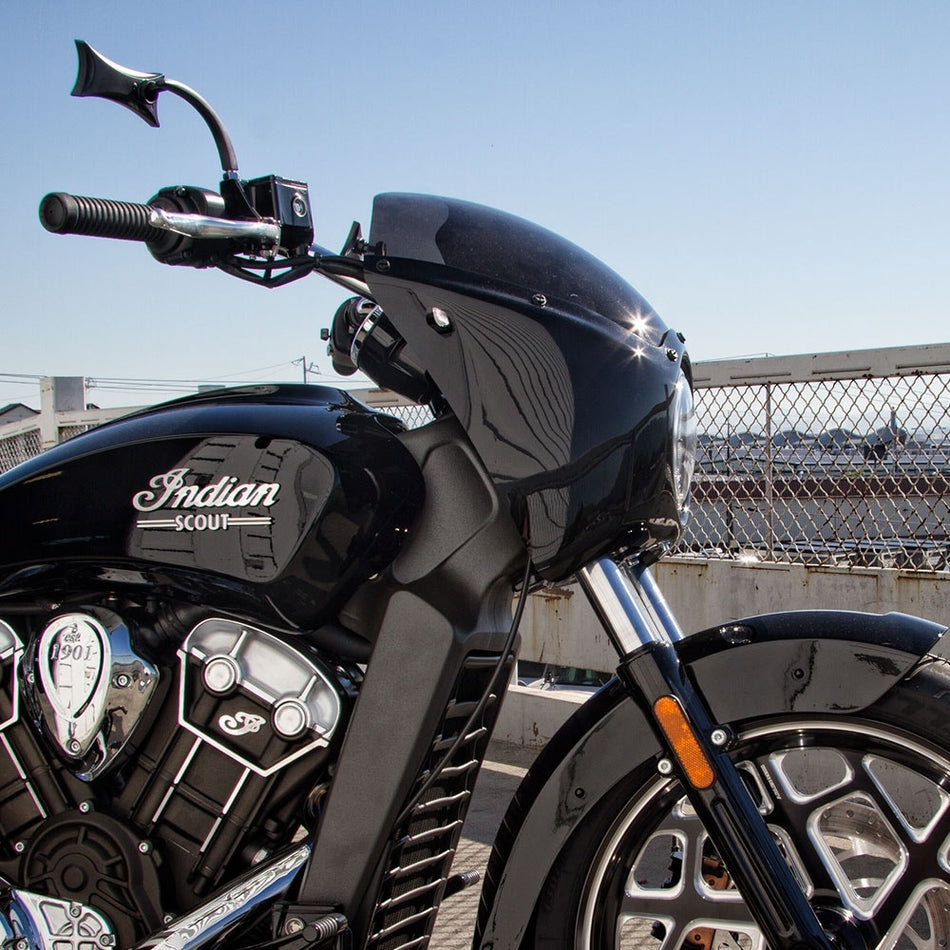Arlen Ness I-1300 Gloss Black ABS Cafe-Style Fairing 15-16 Indian Scout Models