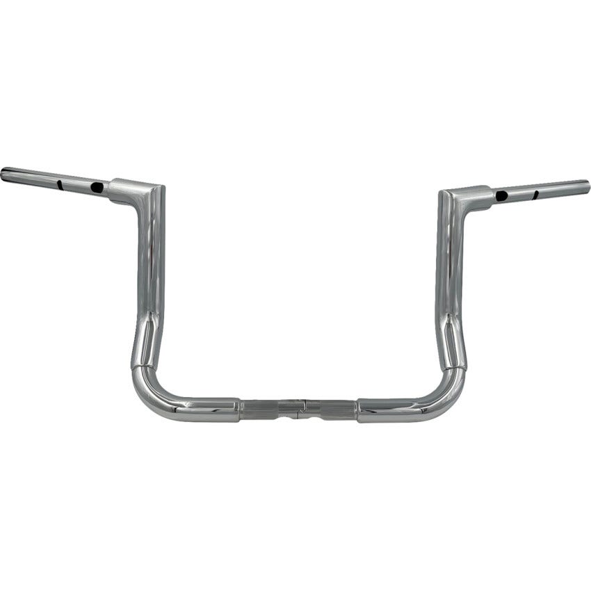 FBI Inc Chrome 1-1/2" EZ Install Flat Top 12" Handlebar for 23.5-24 FLHX