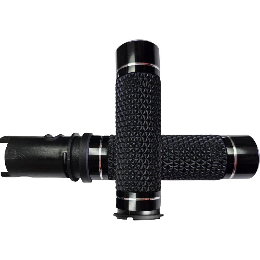 Avon Grips K25 Diamond Knurled Grips for Harley