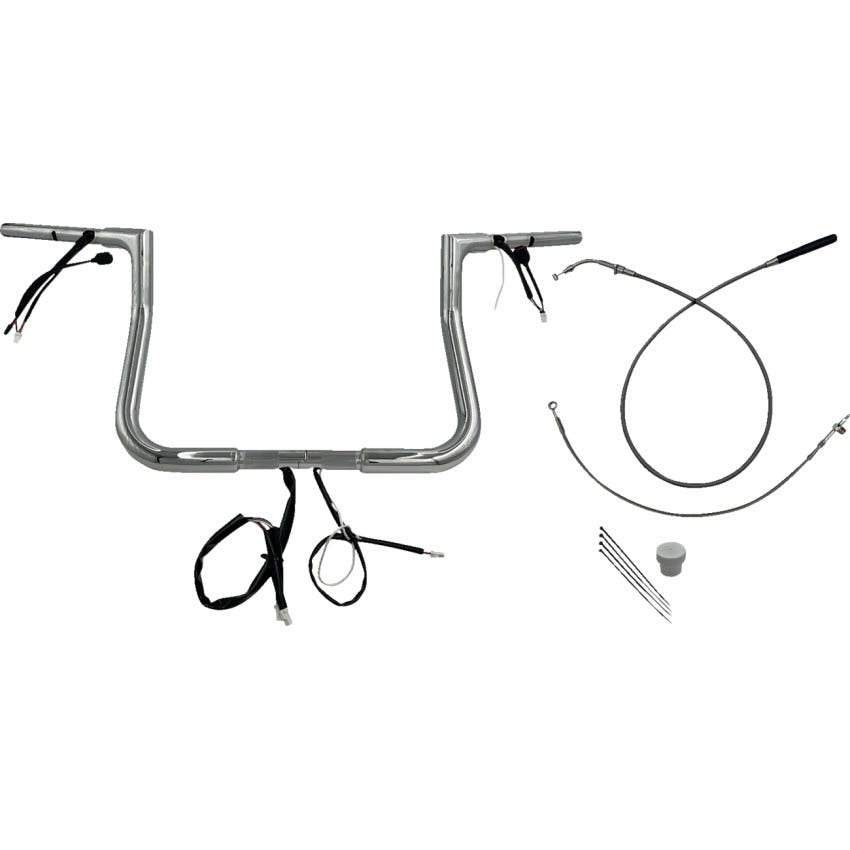 FBI EZ Install 1" DIA Flat Top Handlebar Kit Harley 23-24 FLHX