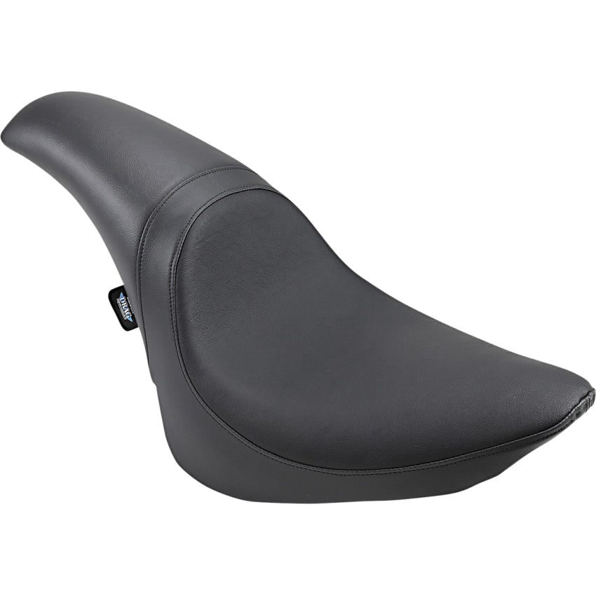 Drag Specialties Black Smooth Predator Seat for Harley 1984-1999 Softail Models
