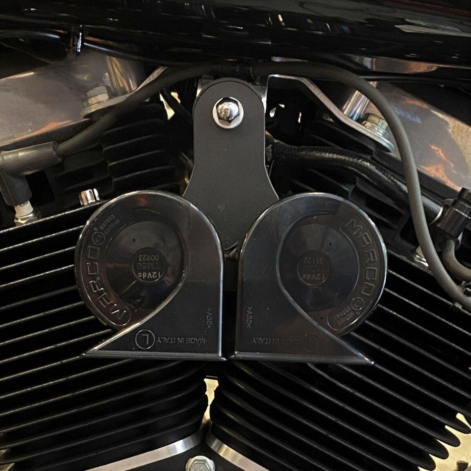 Custom Dynamics Electromagnetic Dual Horn Kit 4 Harley Part# 2107-0332