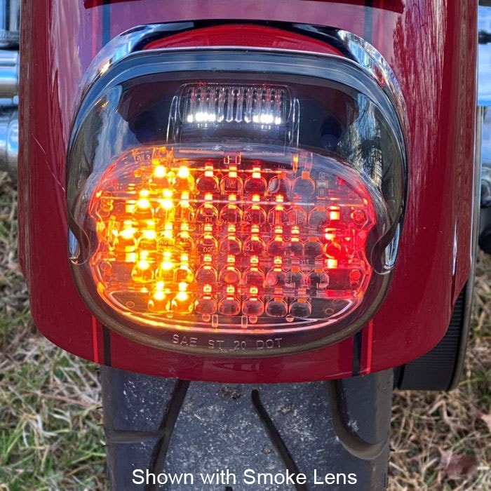 Custom Dynamics Low Profile LED Light Integrated Indicators w/ Window Smoke Lens