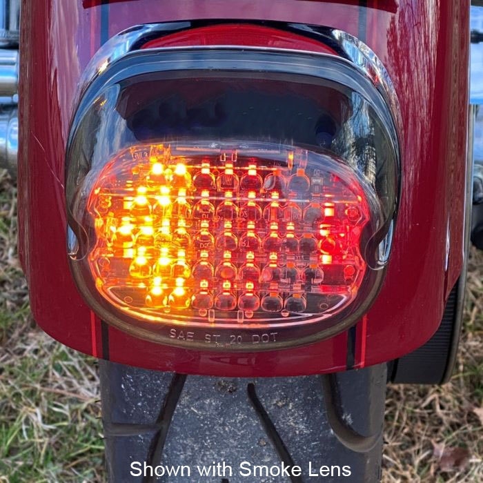 Custom Dynamics Low Profile LED Light Integrated Indicators No Window Smoke Lens