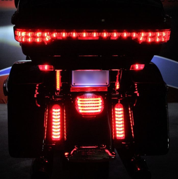 Custom Dynamics ProBEAM Fillerz Saddlebag LED Lights Motorcycle Lighting Kit 14-24