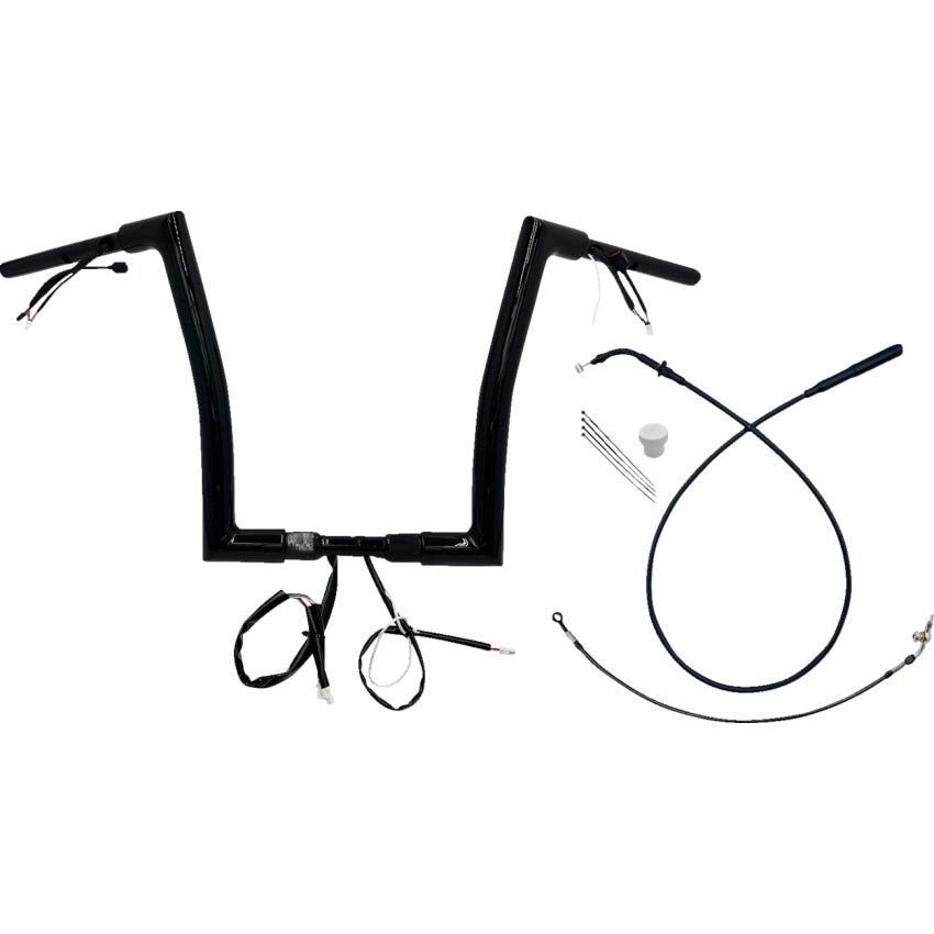 Fat Baggers EZ Install 1-1/2" Flat Top Handlebar Kit Harley 23-24 FLTRX