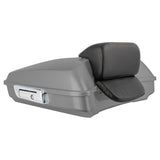 Hogworkz Razor Tour Pack Slim Backrest Chrome Hardware for Harley FLH '97-'24