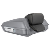 Hogworkz Razor Tour Pack Slim Backrest Chrome Hardware for Harley FLH '97-'24