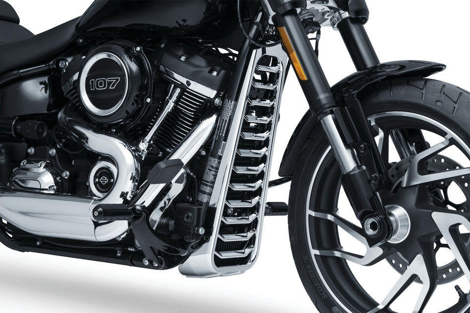 Kuryakyn 6464 Chrome Precision Chin Spoiler 18-19 Harley Softail Milwaukee-8 M8