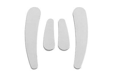 Drag Chrome 4 Piece Curved Frame Inserts for Harley Softail FLSTC 08-17